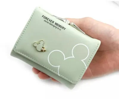 Cute Cartoon Letter Printed Coin Wallet Purse 
